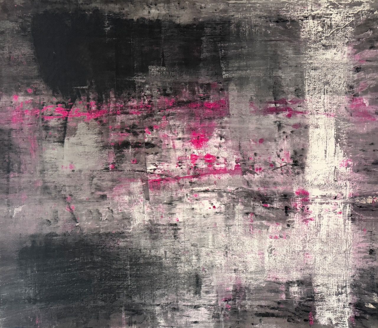No. 246 by Tim Rombach, abstract painting, acrylic on canvas, 130 x 150 cm (H x W), 2026