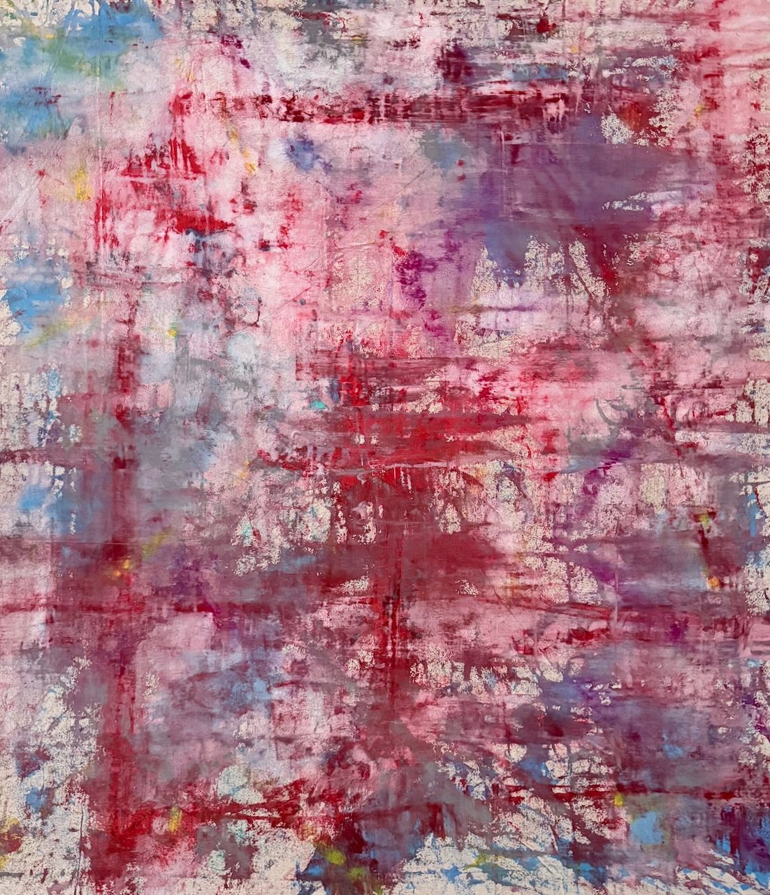 No. 247 by Tim Rombach, abstract painting, acrylic on canvas, 150 x 130 cm (H x W), 2026